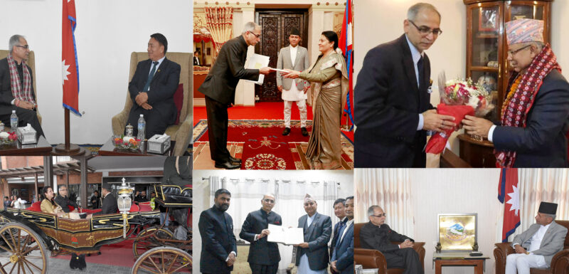 भारतीय राजदूत क्वात्रा भेटघाटमा व्यस्त (फोटो फिचर)