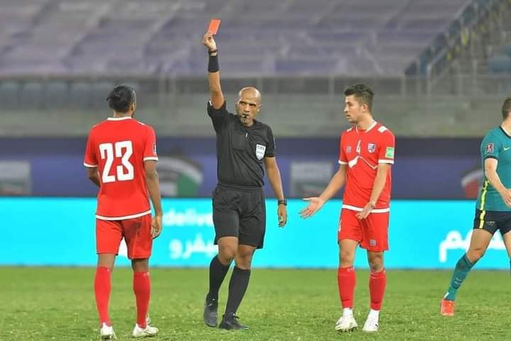 नेपाल ३-० ले पराजित, रोहितलाई रातो कार्ड