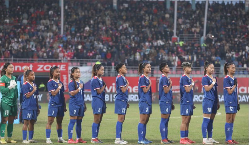 अन्तराष्ट्रिय महिला च्याम्पियनसिप : फाइनल खेलमा नेपाल म्यानमारसँग २ गोलले हार्यो