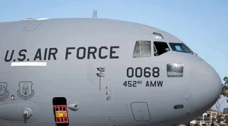 २०५ अवैध भारतीय बोकेको अमेरिकी जहाज अमृतसर विमानस्थल अवतरण हुँदै